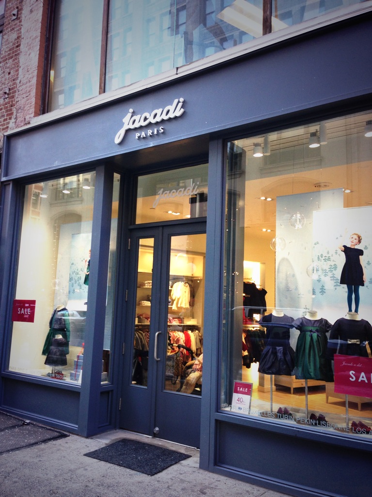 Jacadi Paris store in NYC