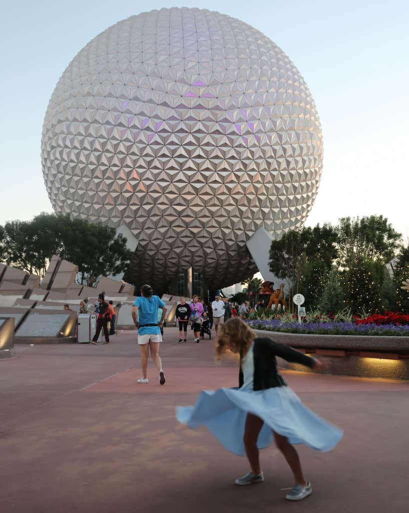 Family Visit To Epcot Center