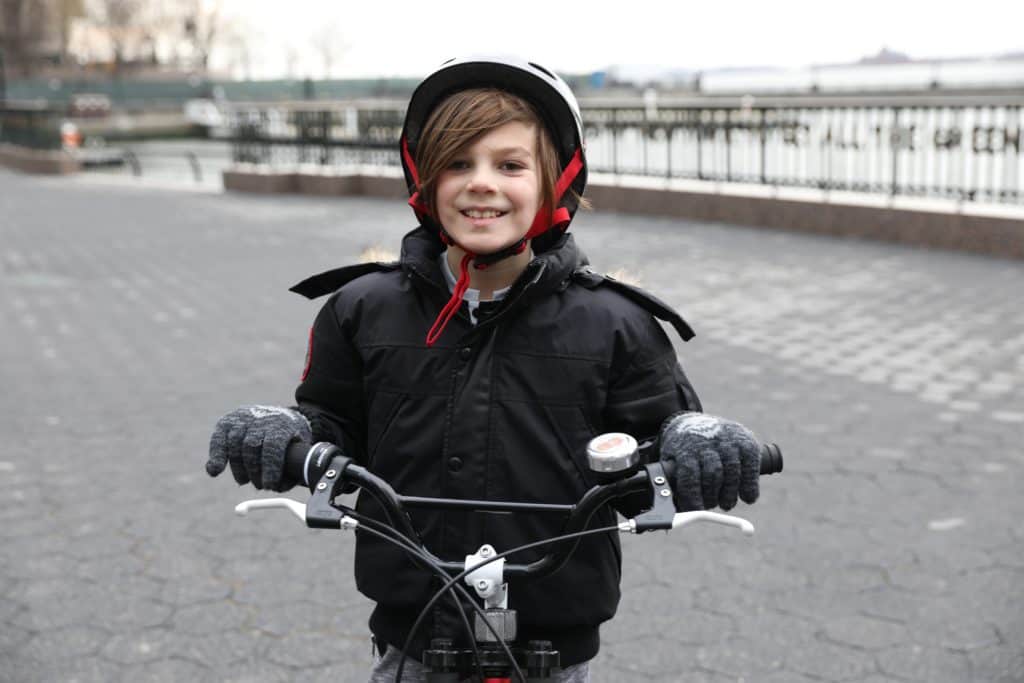 Children Biking In NYC