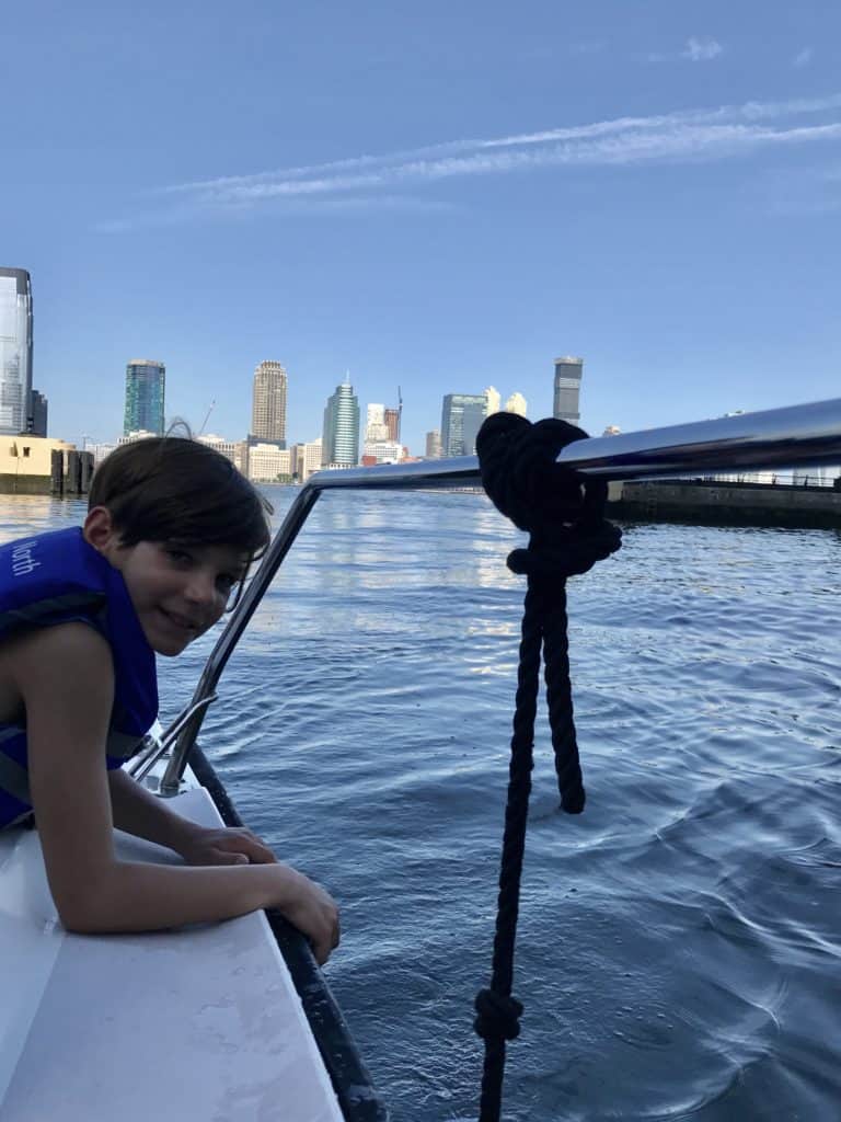 Sailing lessons on the Hudson River with North Cove Sailing