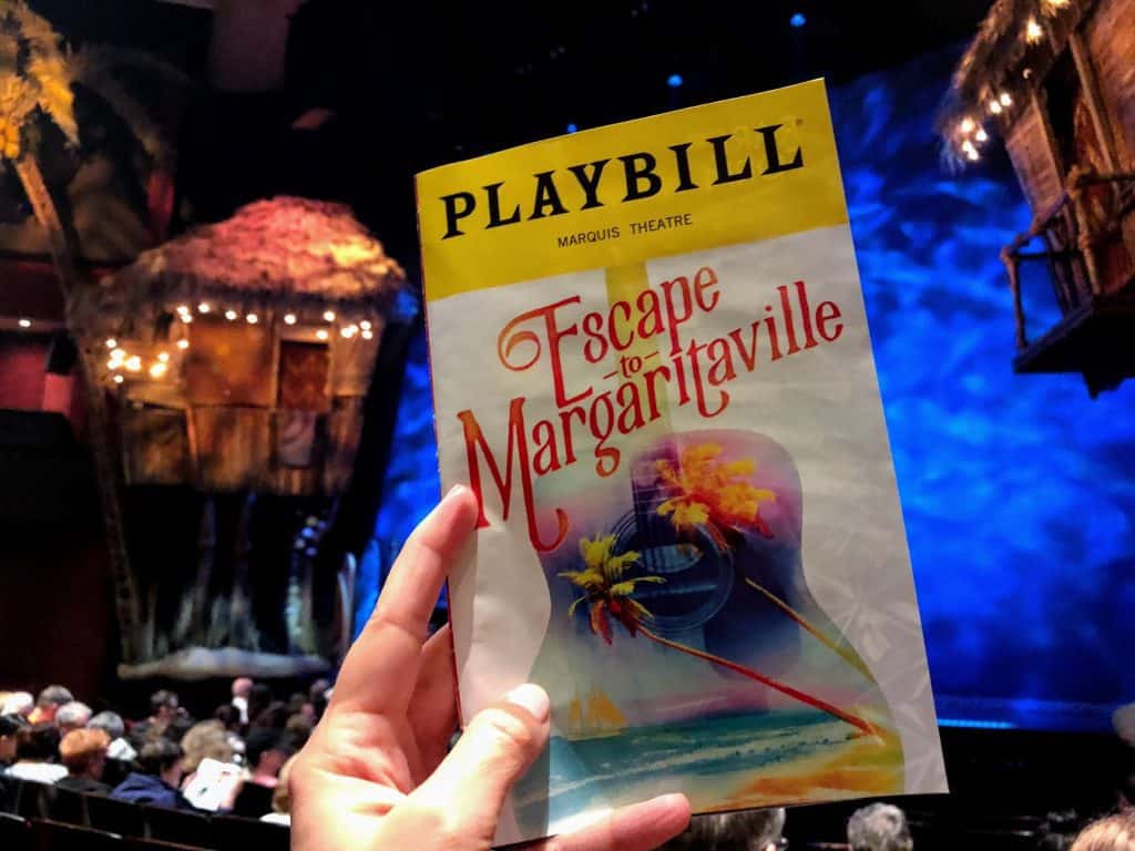 Seeing Escape To Margaritaville On Broadway