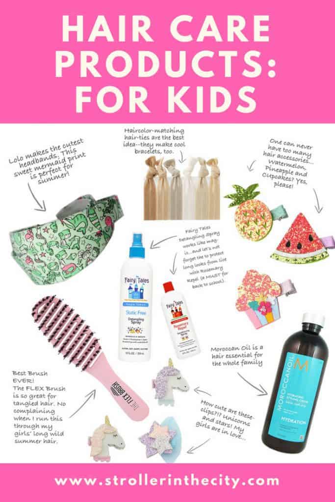 Summer Hair Essentials For Kids | Stroller In The City