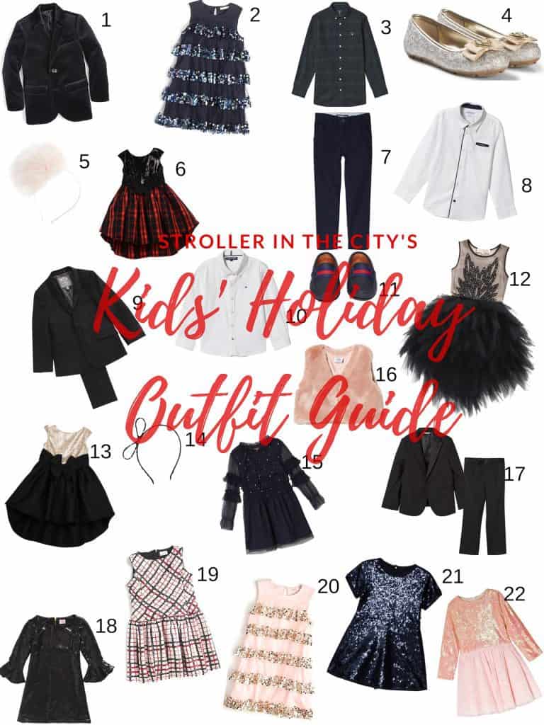 Favorite Holiday Outfits For Kids | Stroller In The City
