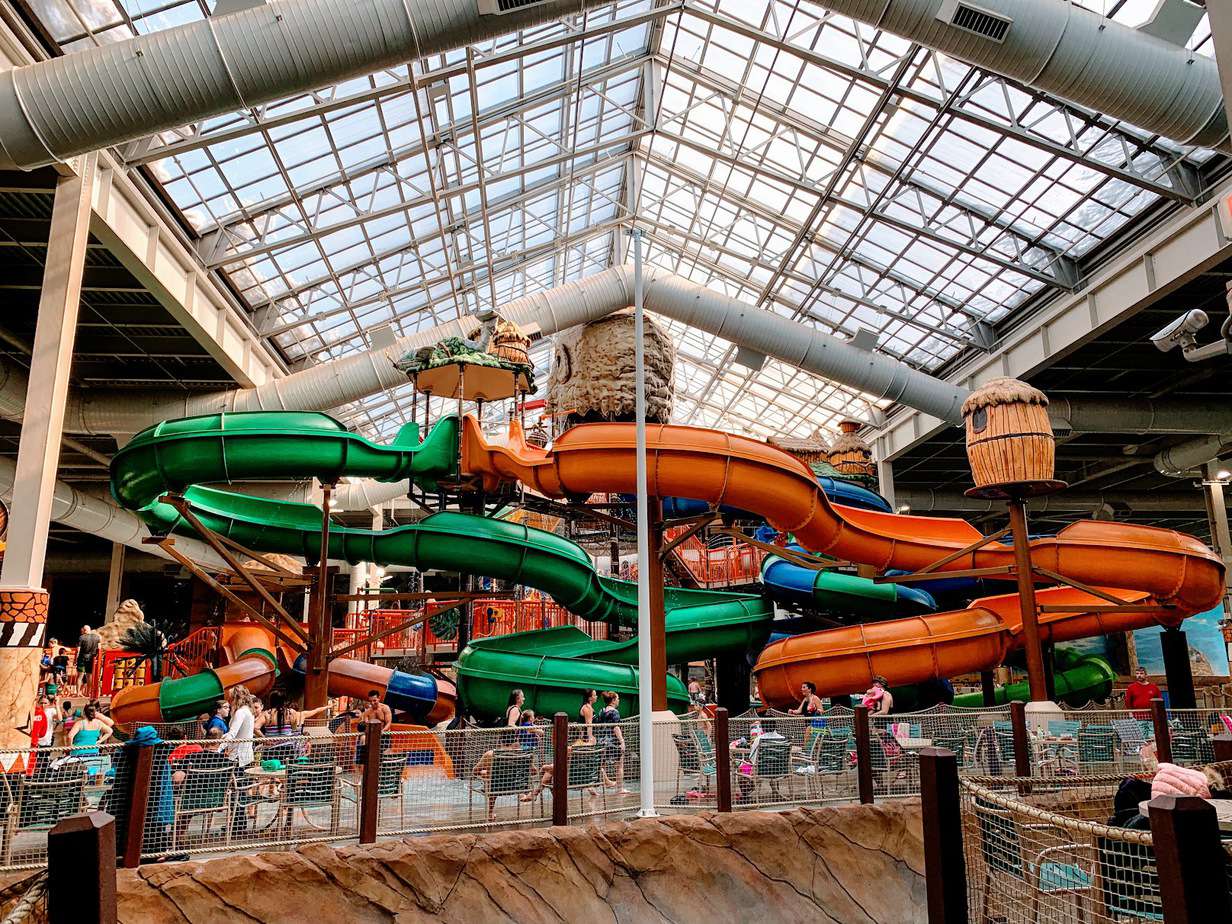 Visiting Kalahari Indoor Waterpark In The Poconos | Stroller In The City