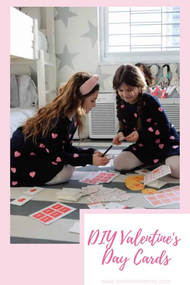 Making Valentine's With My Little Valentines | Stroller In The City
