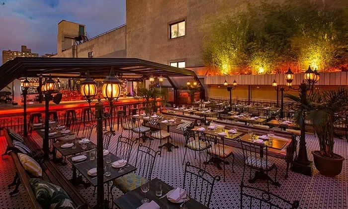 Hotel Chantelle Rooftop Restaurant in New York City 