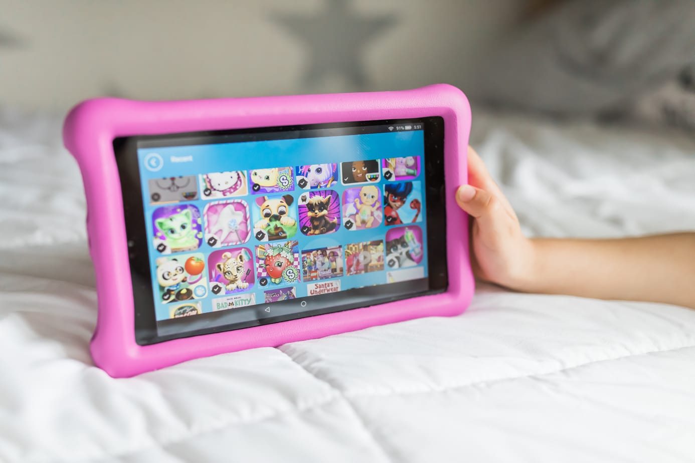 Close up of Amazon Fire Kids Edition