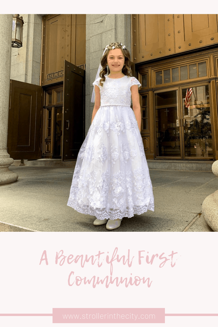 Last month, my daughter made her First Holy Communion. It was a picture-perfect spring day, and our little angel looked breathtaking.