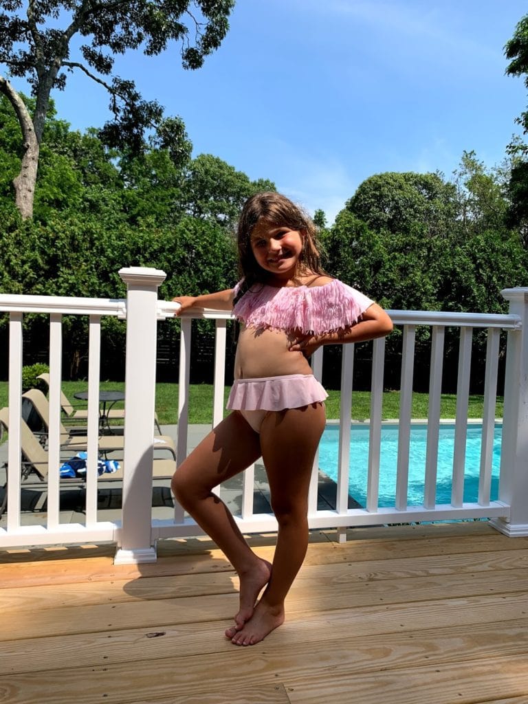 Fringe bikini from Mini Dreamers beachwear for kids