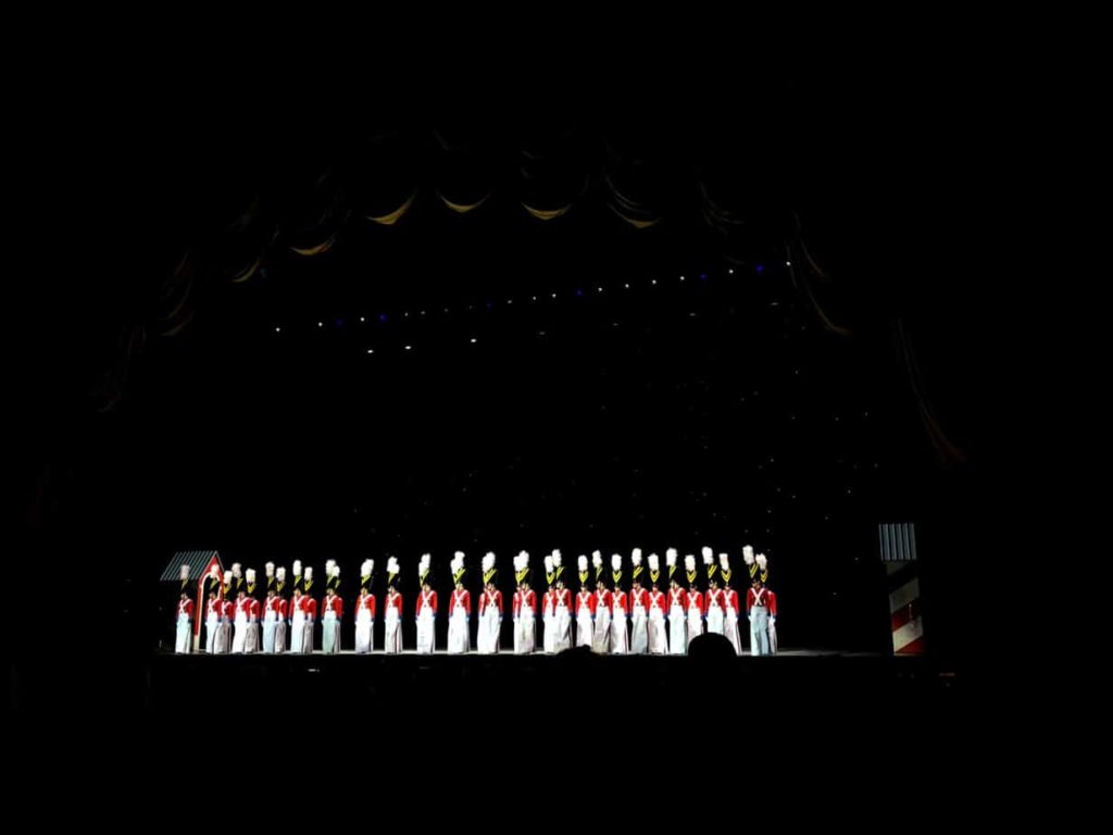 Rockettes performance during a Thanksgiving weekend In NYC