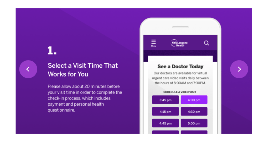 Virtual Urgent Care at NYU Langone Health Stroller in the City