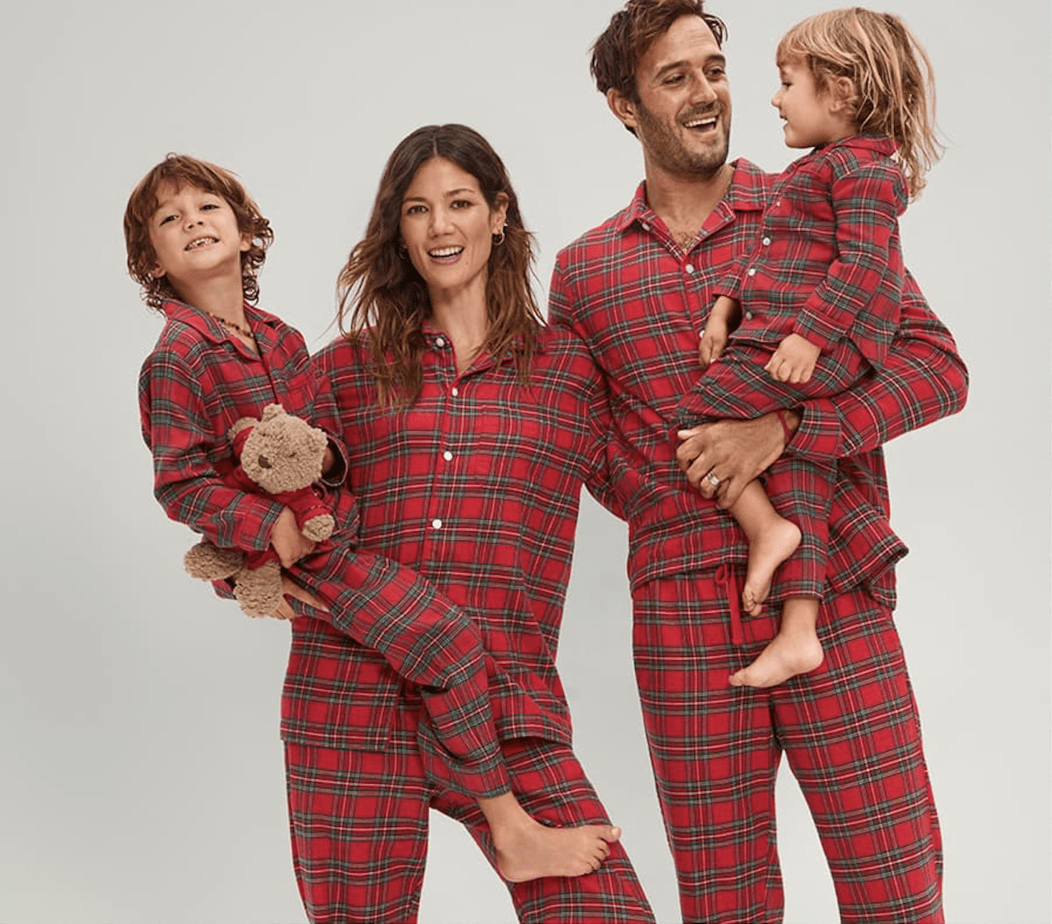 Holiday Pajamas For The Whole Family | Stroller in the City