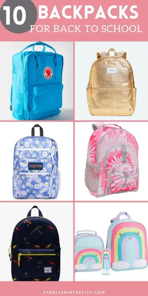 Back to School Backpacks Your Kids Need | Stroller in the City
