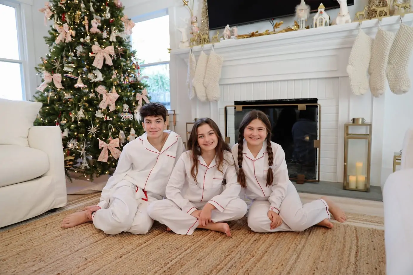 Ski Holiday Family Pajamas - Little Blue House CA