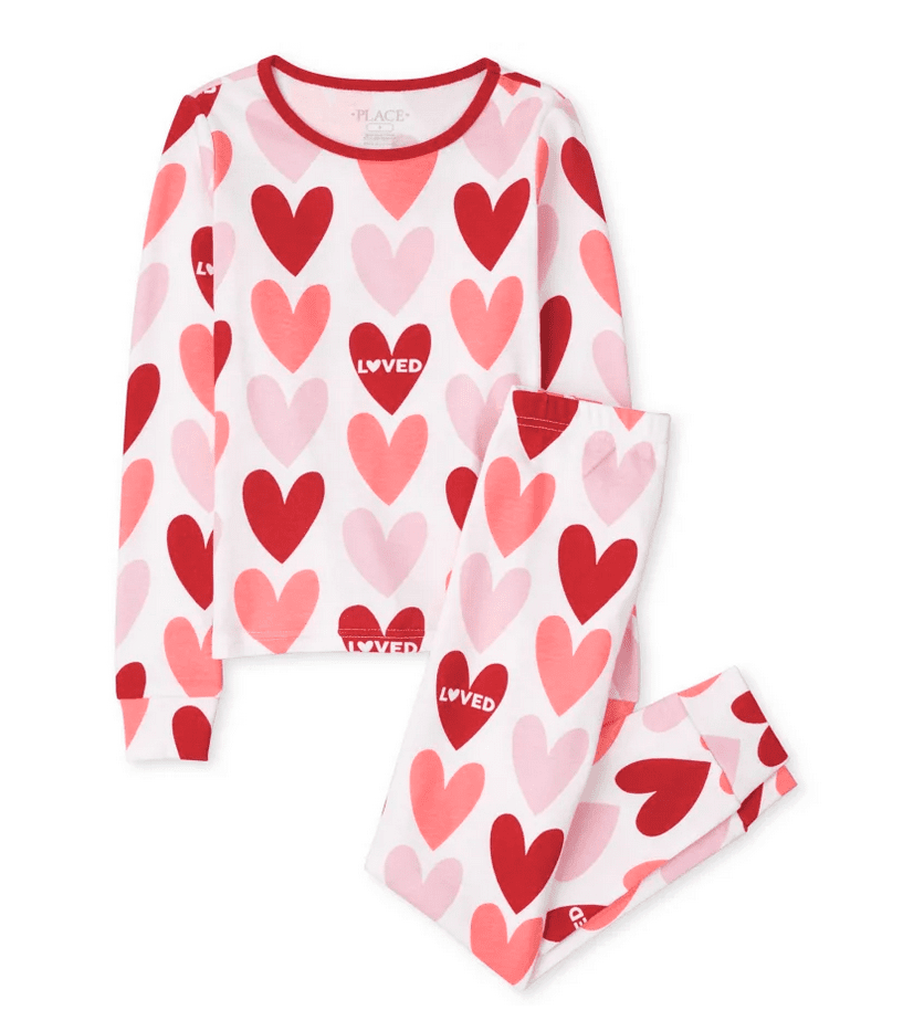 Valentine's Day Pajamas For Kids | Stroller in the City