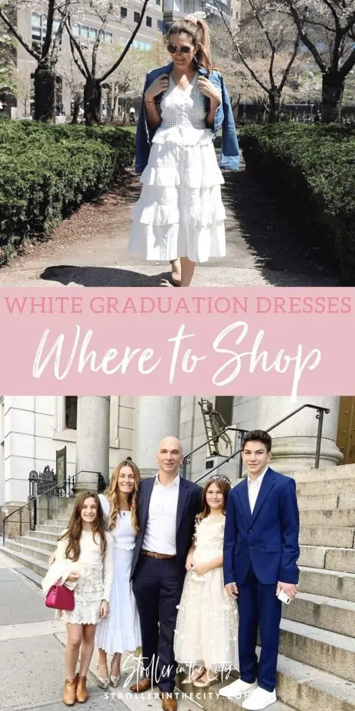 white graduation dresses