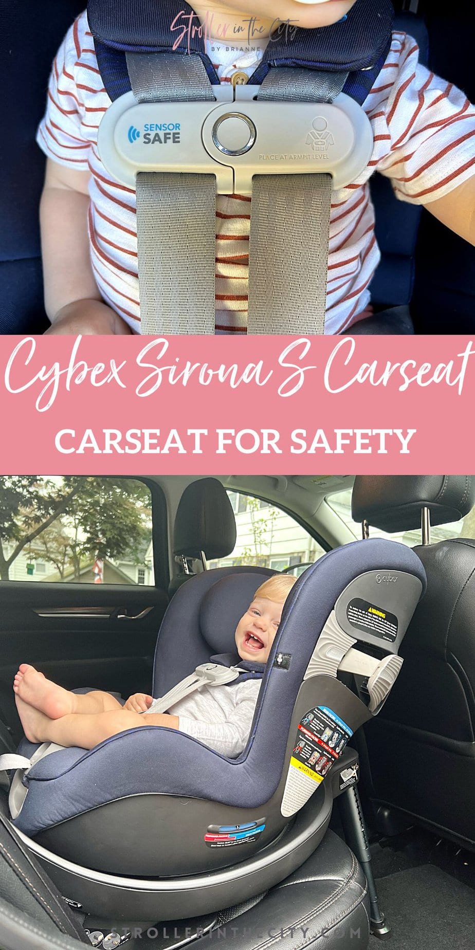 Safety and Ease with Cybex Sirona S Car Seat Stroller in the City