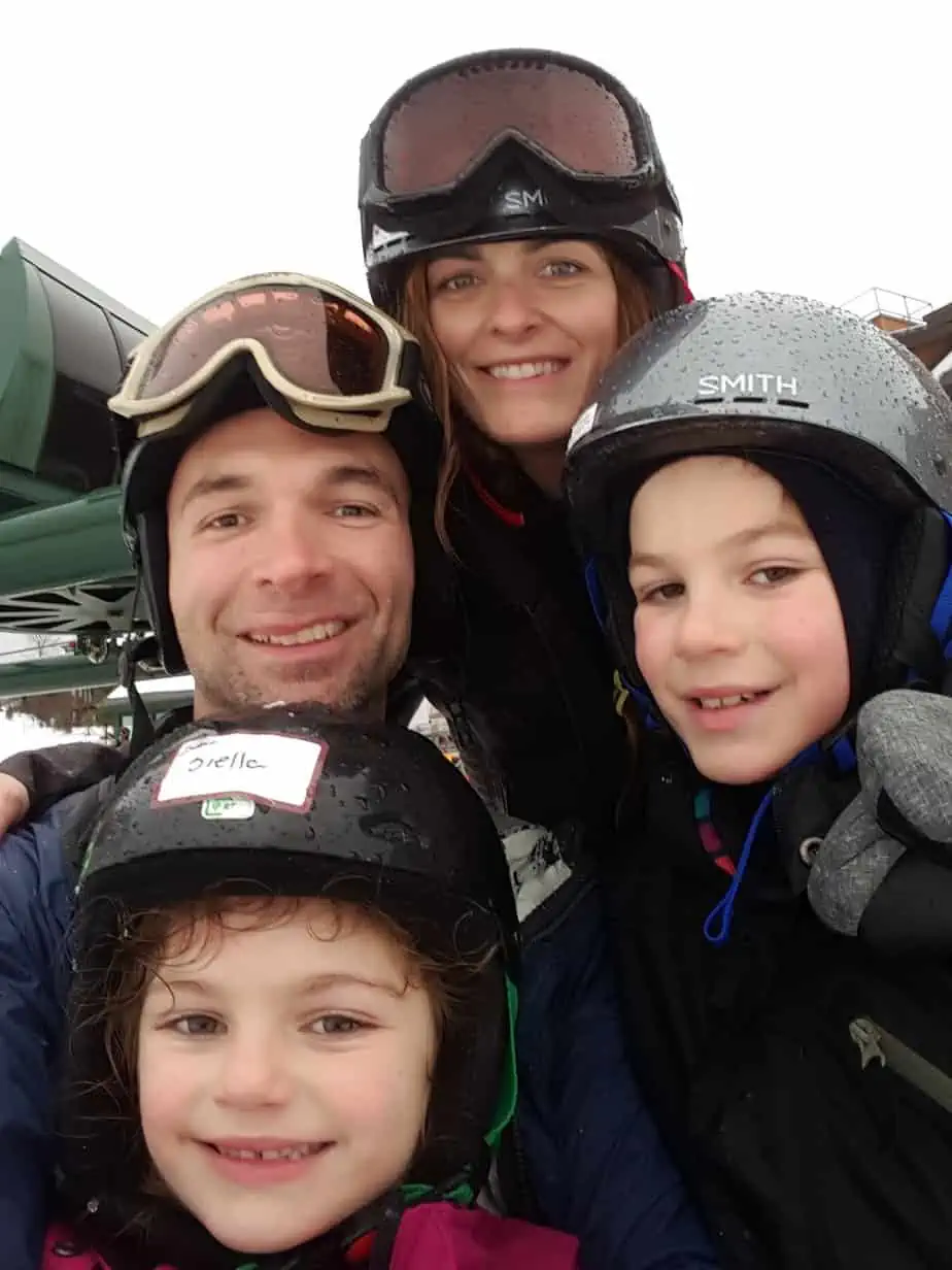 family ski weekend