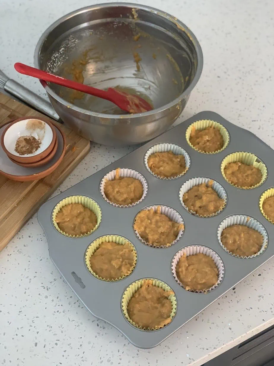 mummy carrot muffins