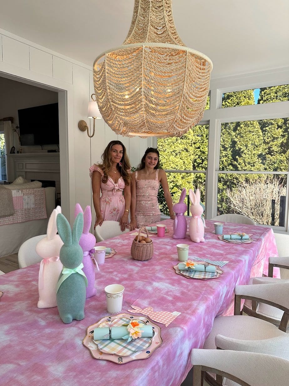 easter tablescape