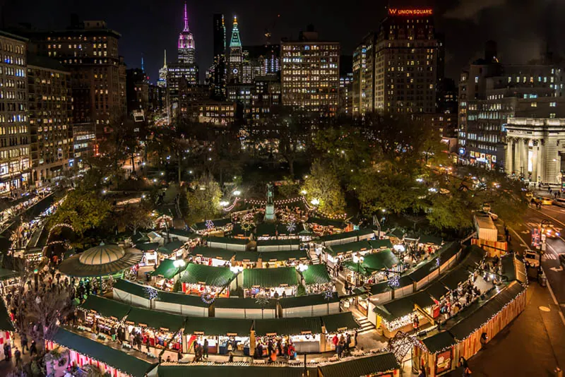 nyc holiday markets