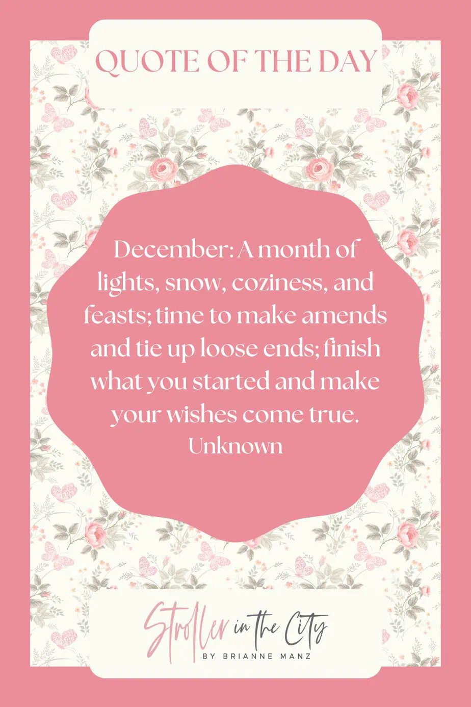 December quote