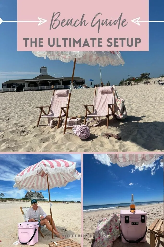 beach setup