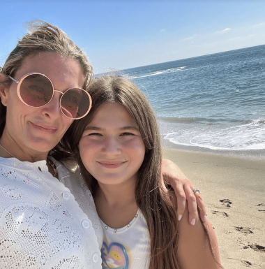 family beach