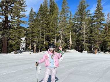 skiing