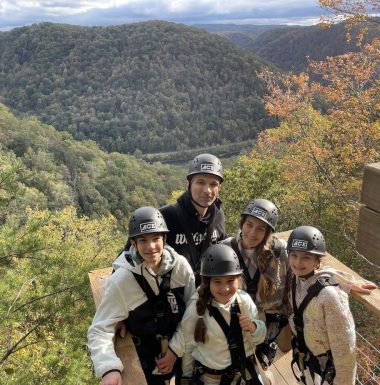 fall ziplining